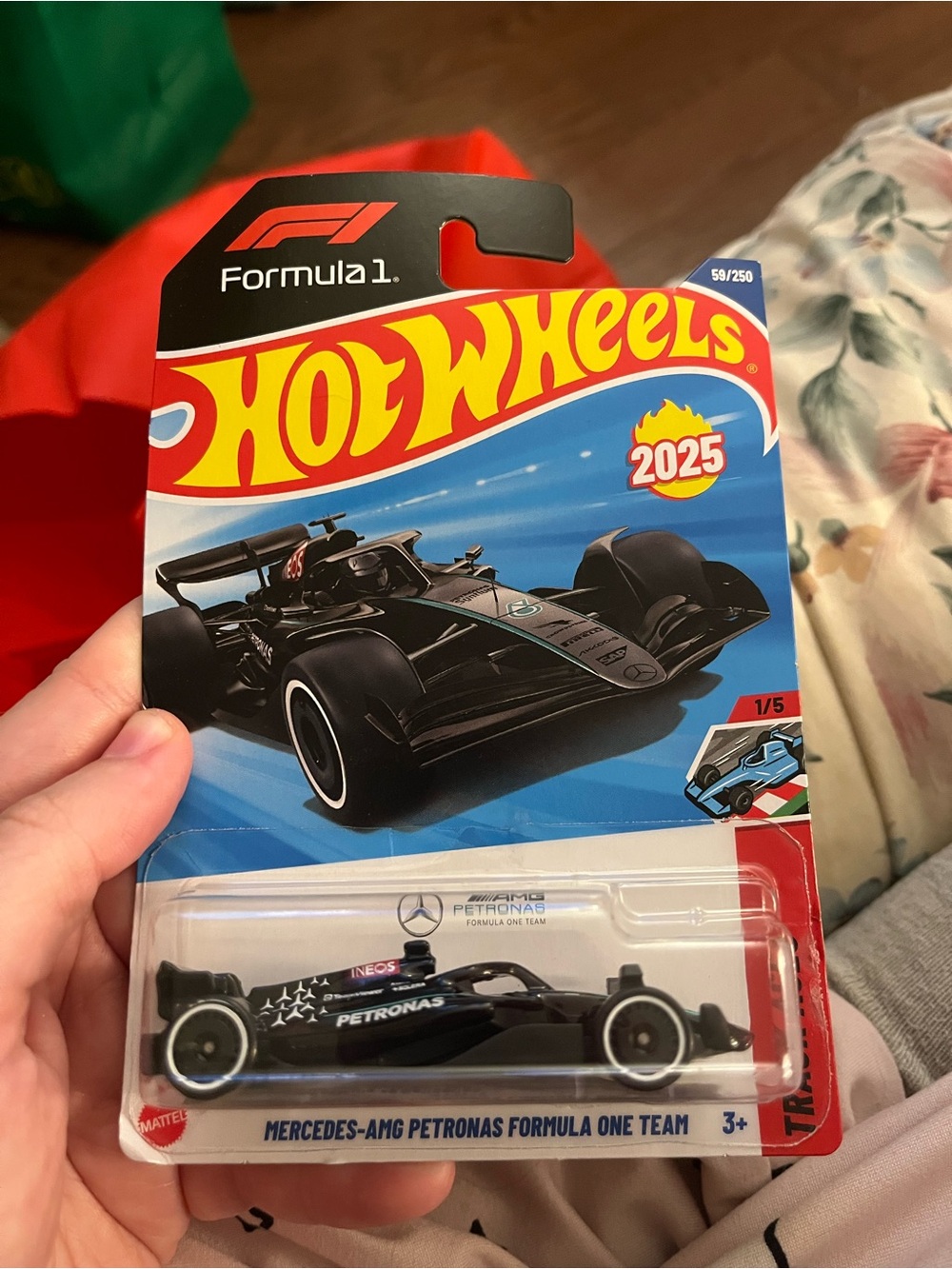 Hot Wheels Mercedes-AMG Petronas Formula One Team Die-Cast Car - Black